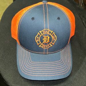 Detroit Fire Department Richardson 113 ADJ Trucker Mesh Snapback Hat